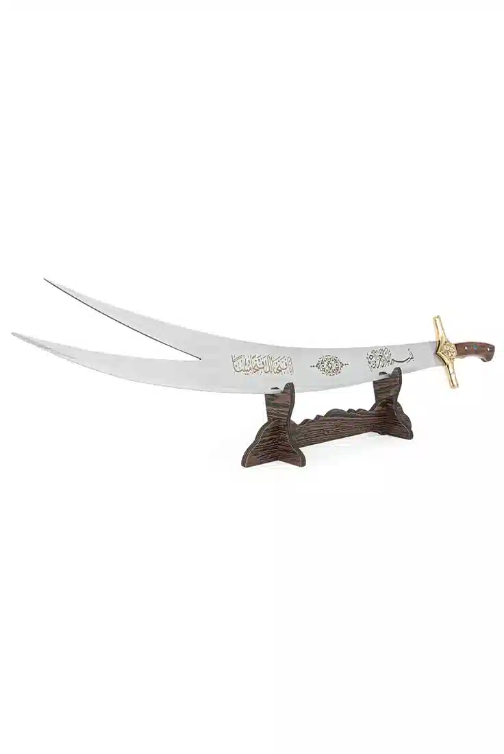 El Yapımı Hediyelik Dekoratif Zülfikar Kılıç - 90 cm
